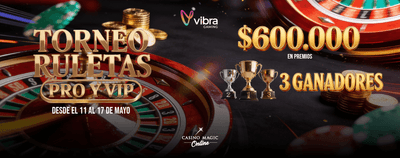 Torneo VIP de Ruleta Argentina promo banner